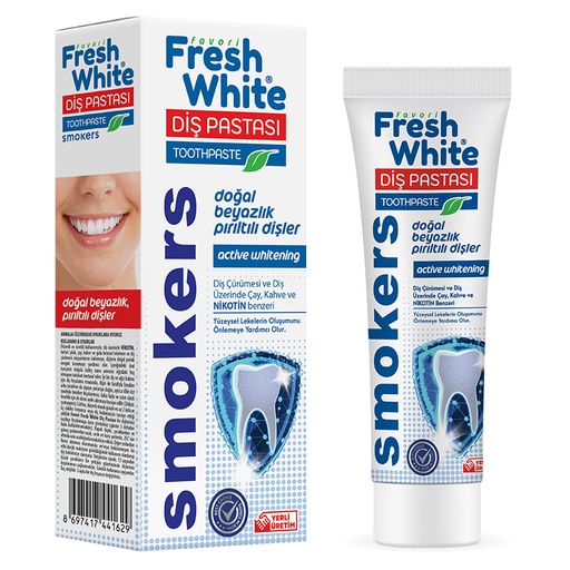 [125554] Fresh White Smokers Toothpaste 90G