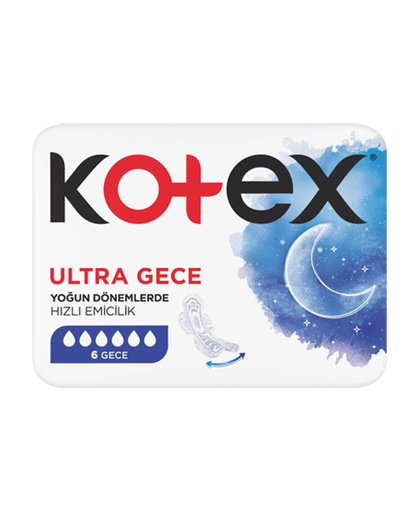 [125555] Kotex Ultra Night Sanitary Pad 6 pcs