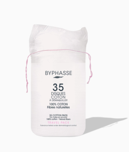 [125608] #Byphasse 35 Cotton Pads Makeup Removal Travel Pack