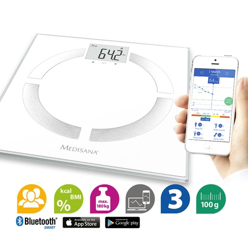 [125690] Medisana Body Scale Analysis Connect BS444