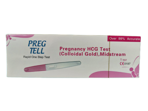 [125698] Preg Tell Pregnancy HCG Test Midstream 1 Test