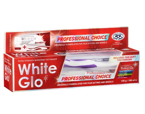 [125702] White Glo Professional Choice Whitening Toothpaste 100ml