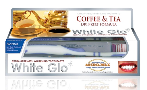 [125704] White Glo Coffee and Tea Drinkers Formula Whitening Toothpaste 100ml