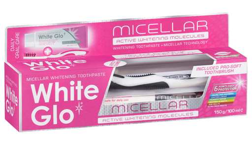[125713] White Glo Micellar Whitening Toothpaste 100ml
