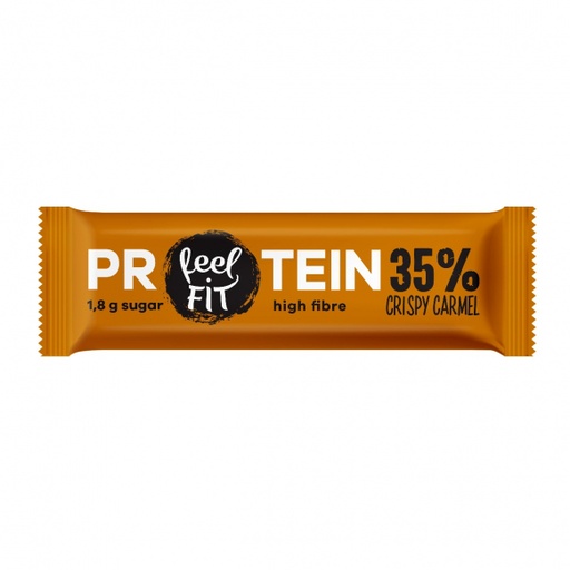 [125825] Feel Fit Protein 35% Bar Crispy Caramel No Added Sugar 40 g