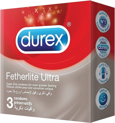 [127810] Durex Fertherlite Ultra 3Pcs