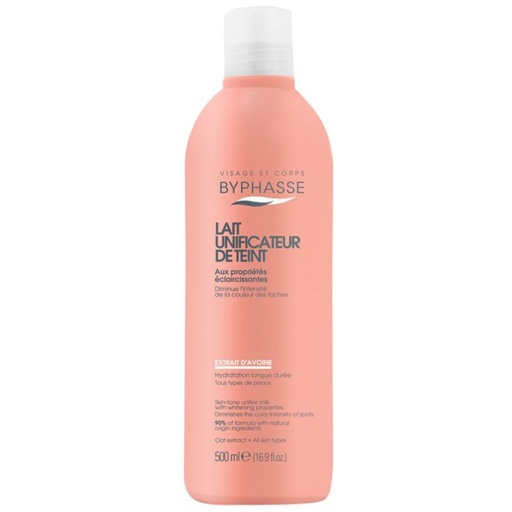 [3272] @#Byphasse Brightening Milk Whitening Effect Oat Extract Face And Body - 500 Ml