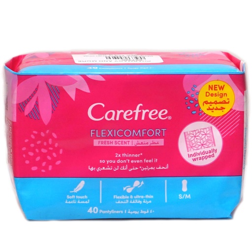 [3337] Carefree Flexi Comfort Fresh Scent 40'S