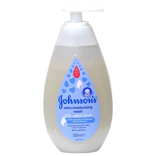 [3389] J&amp;J Johnson's Baby Moisturizing Wash 300Ml