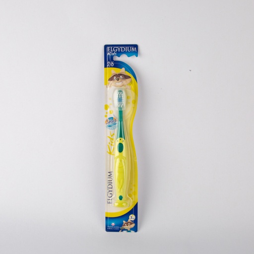 [3674] إلجيديوم فرشاة أسنان أطفال- سمكة القرش- عمر 2ل6 سنوات