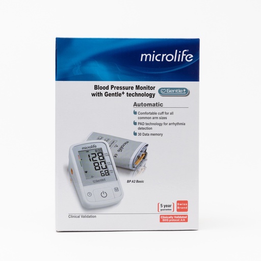 [3808] ميكرولايف جهاز قياس لضغط الدم اى 2 بايزيك