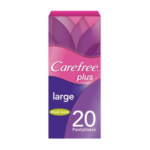 [38106] Carefree Plus Large Pantyliners 20 Pc