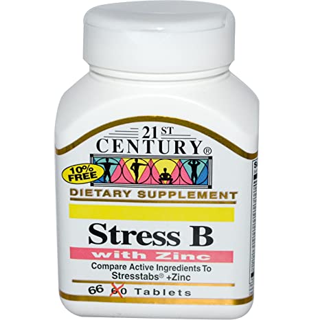[42356] 21 Century Stress B With Zinc 30 Tab