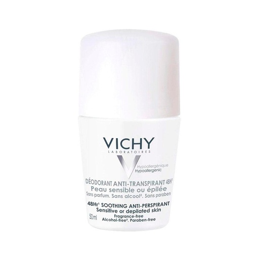 [42655] Vichy Anti Perspirant Sensitive Skin Roll-On  Deodorant 48H