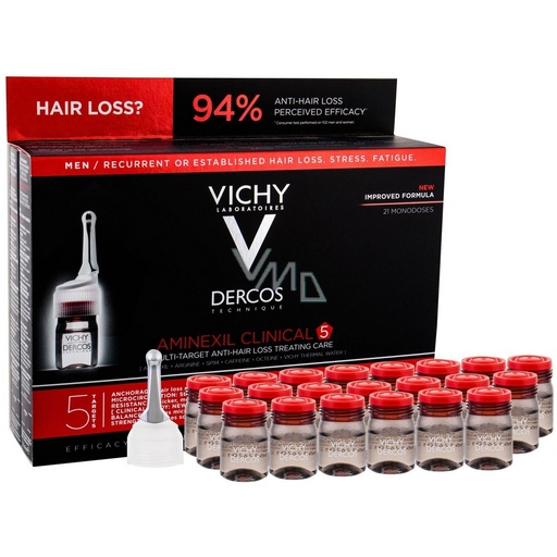 [42692] Vichy Anti-Hair Loss Men Dercos Aminexil Clinical 5 - 21 Ampoules