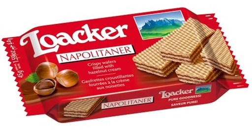 [59905] Loacker Napolitaner wafer 45gr