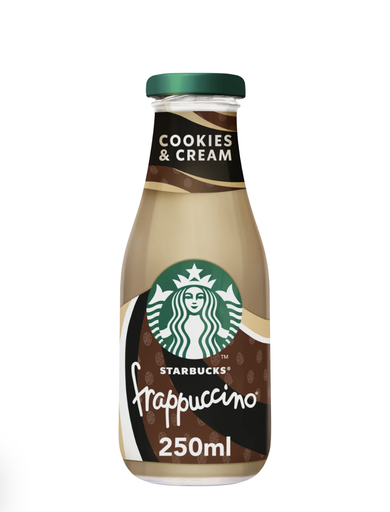 [60807] Starbucks Frappuccino Cookies &amp; Cream Coffee Drink 250ml