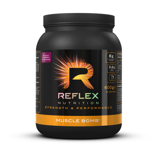 [61953] REFLEX NUTRITION Muscle Bomb Black Cherry Powder 600grms