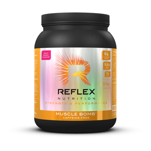 [61955] REFLEX NUTRITION Muscle Bomb Caffeine Free Black Cherry powder 600grms