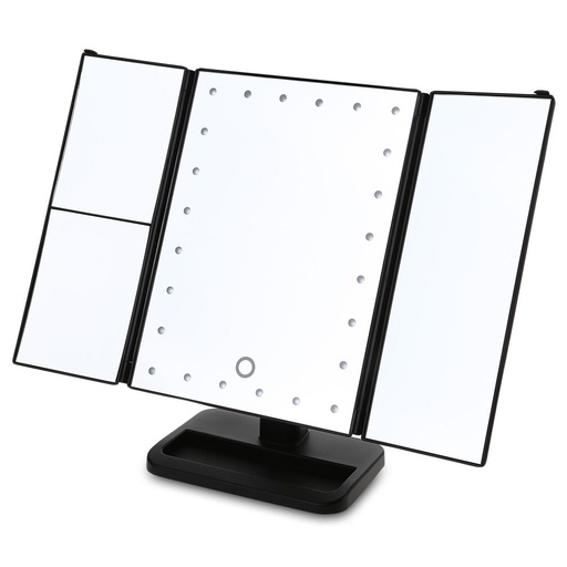 [62156] Led Dimmable Makeup Mirror Black/White M-73S