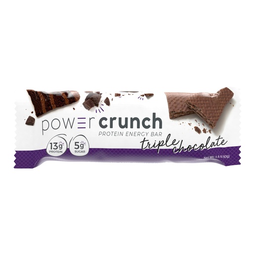 [62232] Power Crunch Original Protein Bars triple chocolate