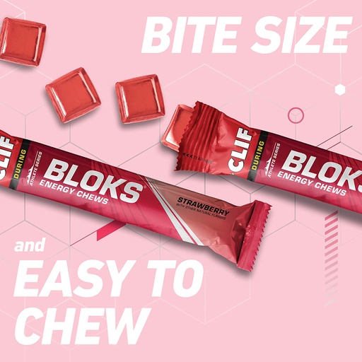 [62247] Clif Bar Clif BLOKS - Energy Chews strawberry