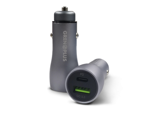 [62529] Grenoplus Dual port Car Charger 45W - SpaceGrey