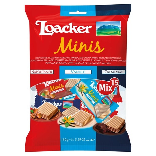 [62895] Loacker Minis Mix 150gr
