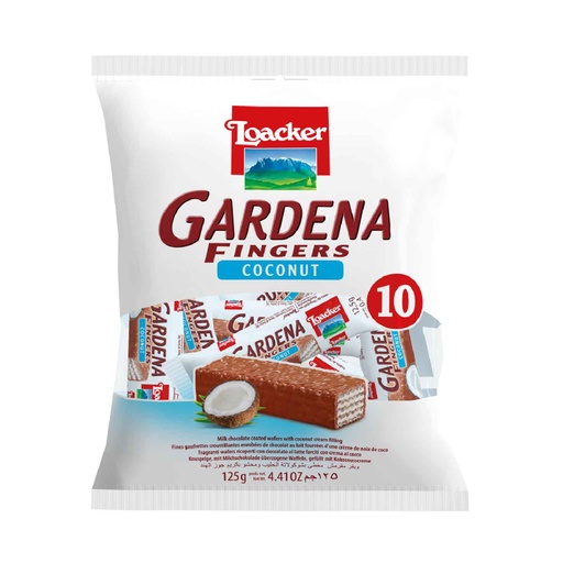[62898] Loacker Gardena Fingers Coconut 125gr