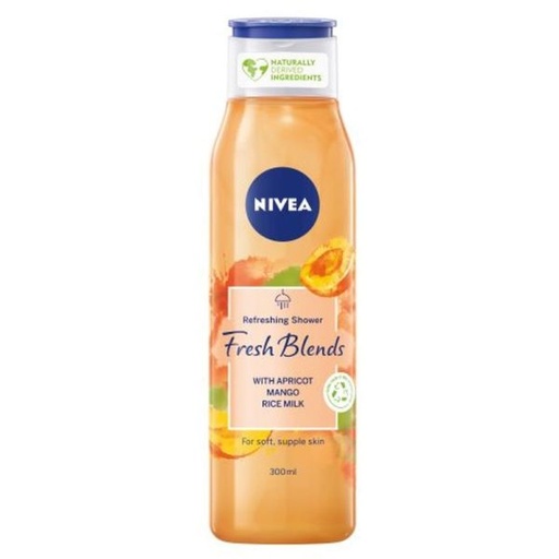 [63470] Nivea Shower Fresh Blends Apricot 300Ml