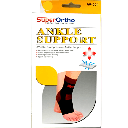[64462] Super Ortho Ankle Support Compression Elastic A9-004 L