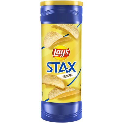 [65686] LAY'S STAX Original Potato Crisps 163g