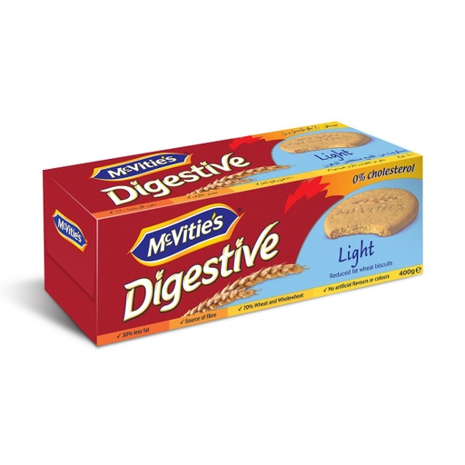 [65785] Mcvities Digestives Light 400gm