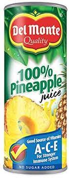 [67590] Delmonte Pineapple Juice Unsweetened 100% 240Ml