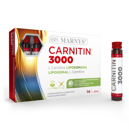 [8648] Marnys L-Carnitine 3000Mg Liquid 25Mlx14 Vials