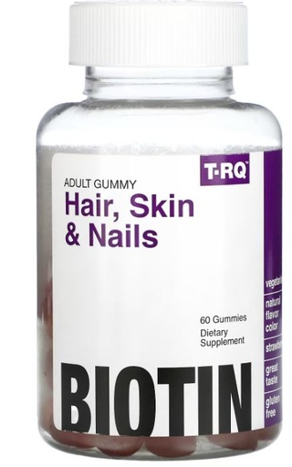 [8662] Trq Biotin Hair Skin &amp; Nail Gummy 60S