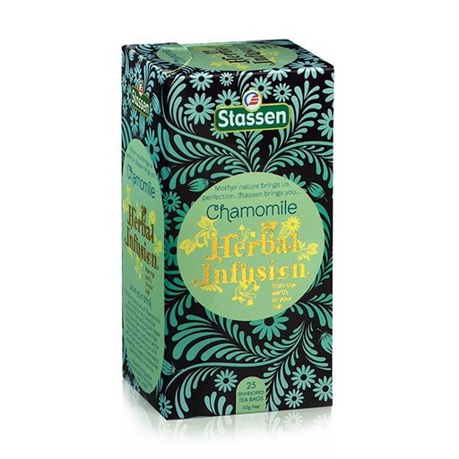 [98137] Stassen Chamomile Organic Tea 25 Bags 30g