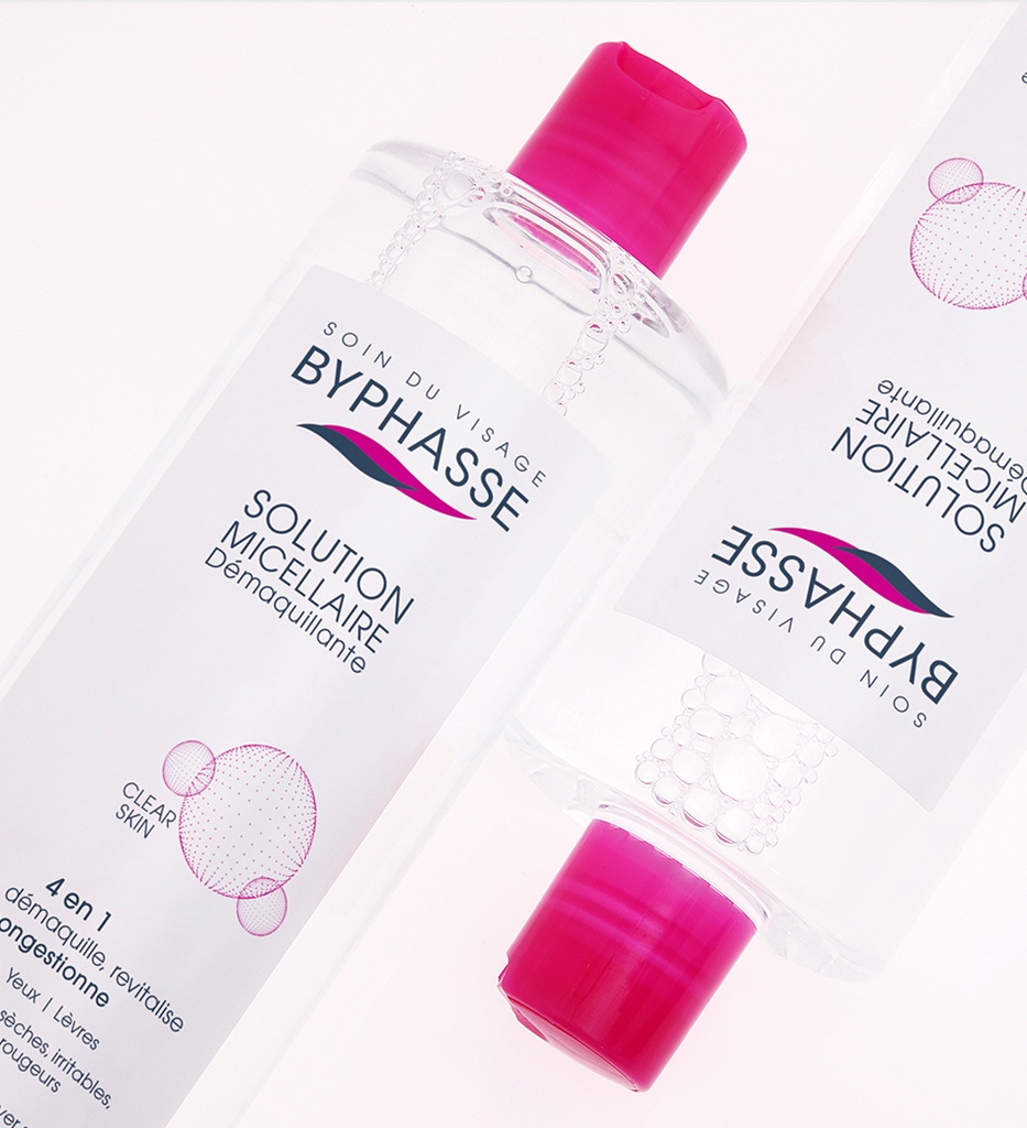 BYPHASSE MICELLAR Makeup Remover Solution Sensitive Dry Or Irritable Skin
