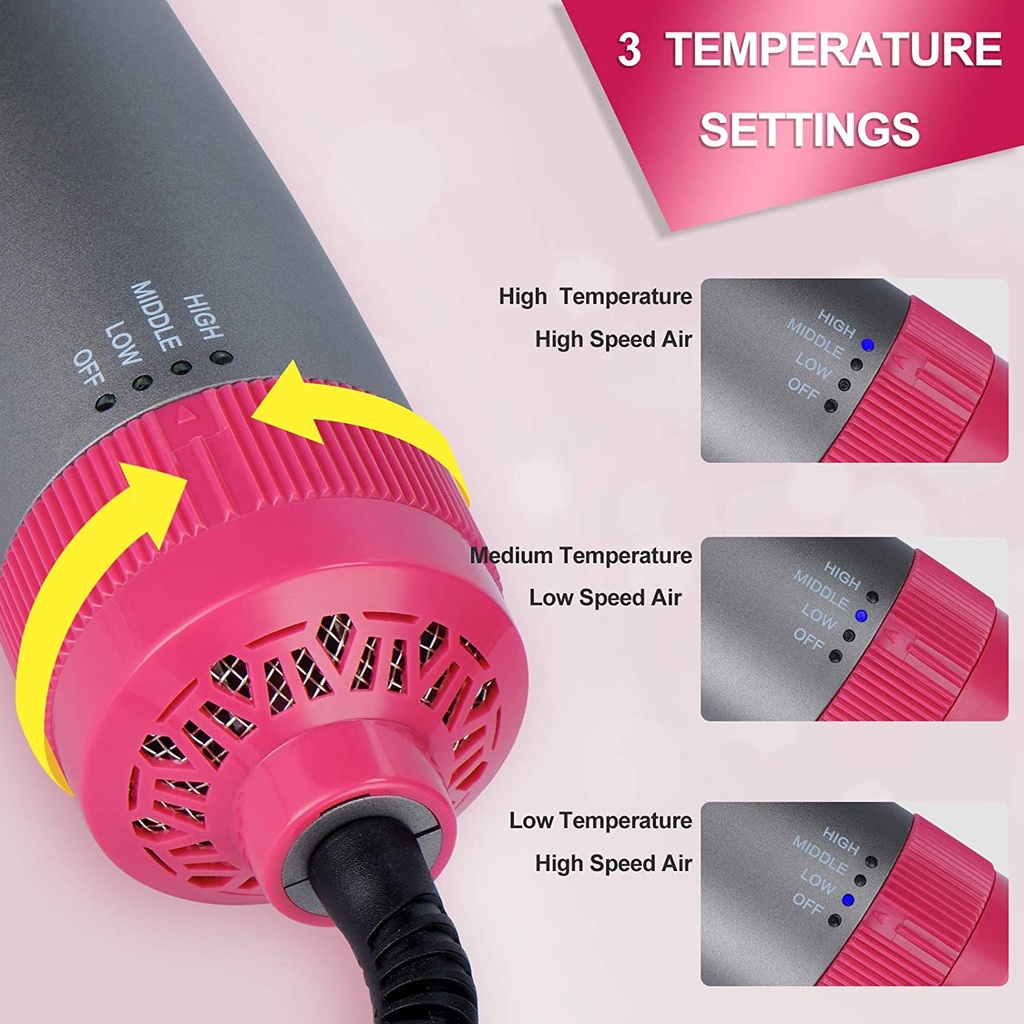 DSP Multifunctional Interchangeable Hot Air Brush