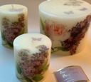 Decoipage candle