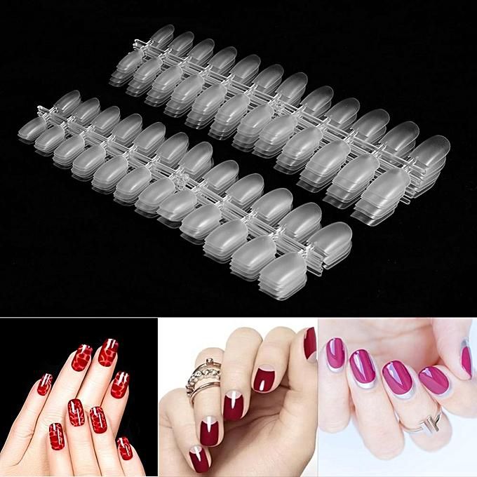 Fake Nails False Full Cover Transparent 288Pcs