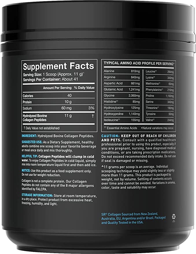 COLLAGEN PEPTIDES 110.7 GM