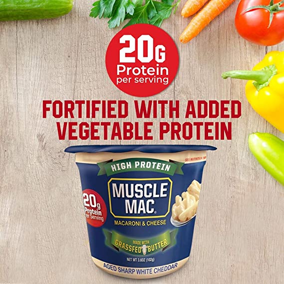 MUSCLE MAC AGES SHARP WHITE CHEDDAR