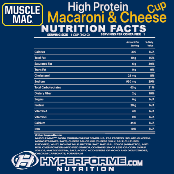 MUSCLE MAC AGES SHARP WHITE CHEDDAR