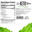 Genuis Gourmet Keto Gum Nat Peppermint 50s