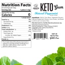 Genuis Gourmet Keto Gum Nat Spearmint 50s