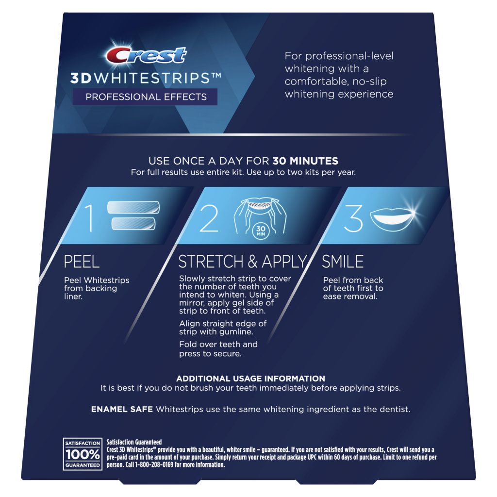 CREST® 3D WHITESTRIPS™ PROFESSIONAL EFFECTS 20 Whitening Treatments
