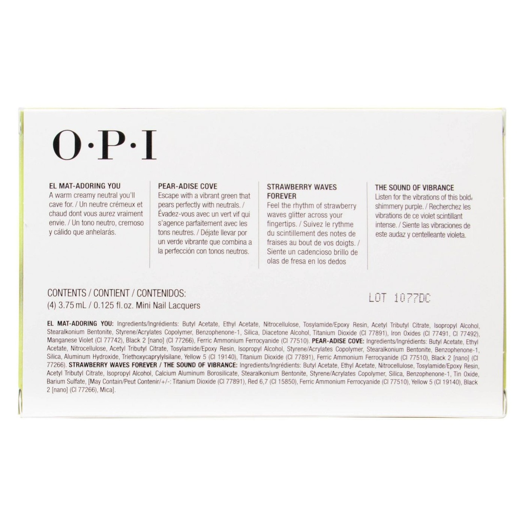 OPI Malibu Collection Mini Nail Lacquer Set - 4pk