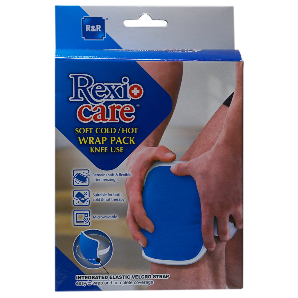 R&amp;R Hot /Cold Pack Knee Wrap 15X15 Cm