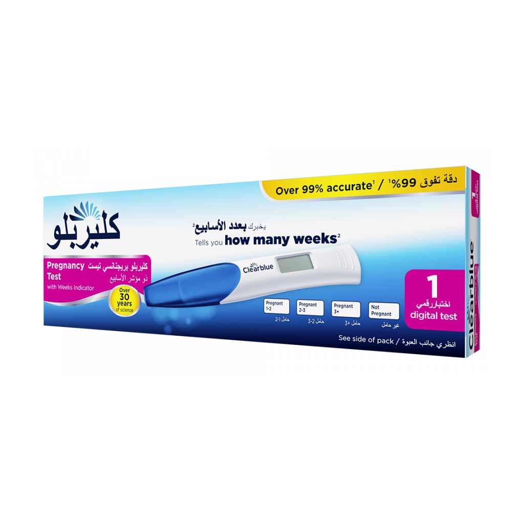 Clearblue Digital Pregnancy Test With Weeks Indicator 1S
